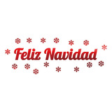 Feliz Navidad Adhesivo Decoración 60cm