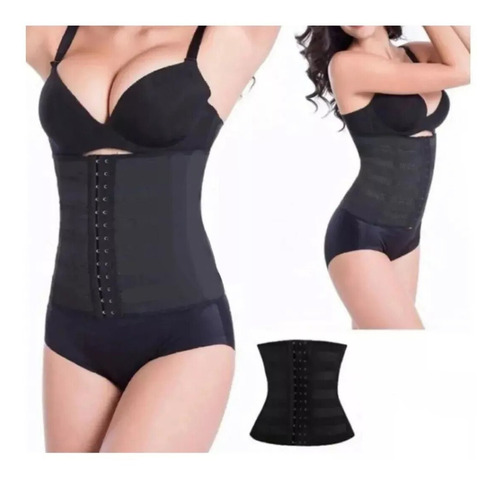 Faja Modeladora De Cintura Reductora Corset Unisex 3 Hileras