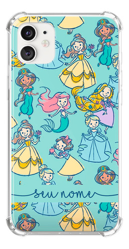 Capa Capinha Com Nome Personalizada Princesas 3