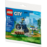 Lego City Policia Motorizado + Obstaculos + Moto Bentancor Cantidad De Piezas 36