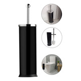 Escova Sanitária Hércules Luxo Vaso Sanitário Aço Inox Black