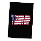 3drose Usa American Patriotic Typography-donald Trump-toall