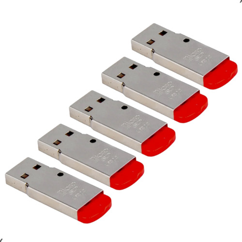 5 Adaptador Leitor Cartão Micro Sd Memória Pendrive Usb 2.0