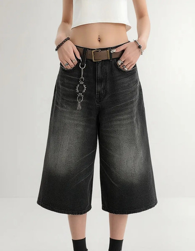 Pantalones Cortos Vaqueros Holgados Y2k Para Mujer S Moda