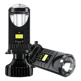 Fwefww Lente De Proyector H4 Bi-led De 20000 Lm, 80 W, Para