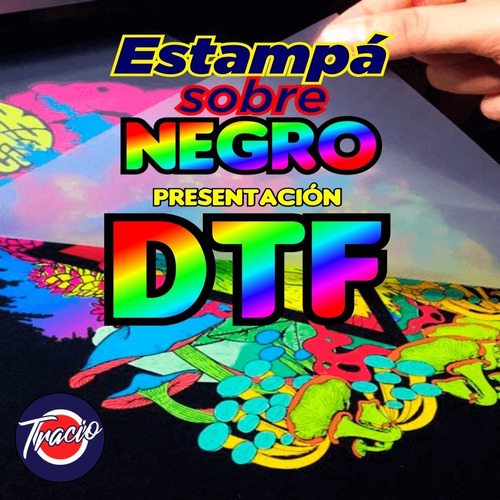 Impresión Dtf A4 (estampa Negro Y Algodón)