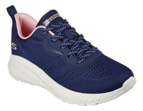 Tenis Skechers Bobs Squad Mujer 117227 Memory Foam