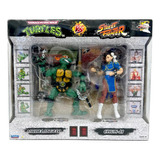 Tmnt-street Figther Michelangelo Vs Chun Li Playmates