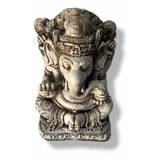 Ganesha Sentada Apta Exterior Resina 