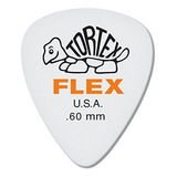 Púas De Guitarra Jim Dunlop Tortex Flex .60mm - Pack De 72 (