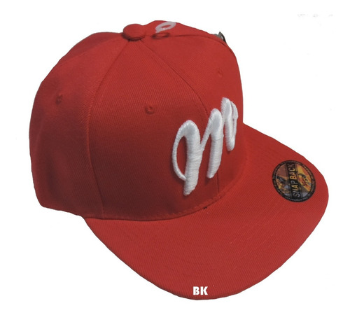 Diablos Rojos Gorra V Plana Md Letra M Beisbol Mexico Bk