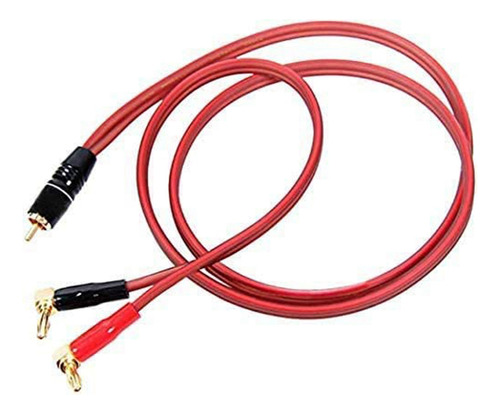 Cable De Altavoz Rca Macho A Conector Banana 2024