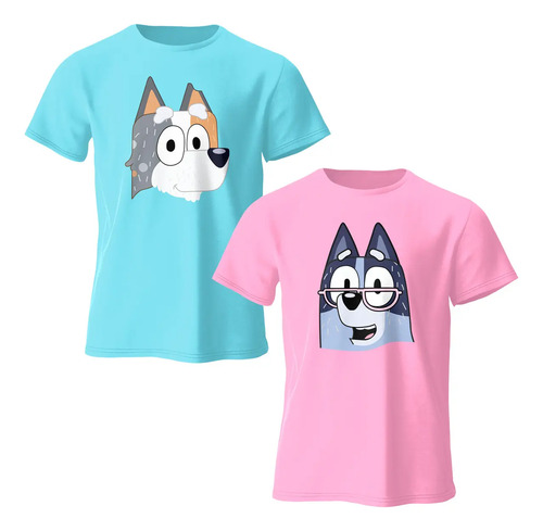 Combo Playeras Bluey Y Bingo Mama E Hijo Regalo Duo 2 Pz | Envío gratis