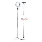 Ring Light 26cm + Pedestal, Suporte Celular, Controle Selfie