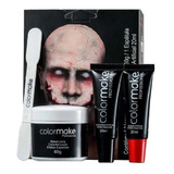 Color Make Kit Maquiagem De Terror Halloween