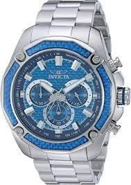 Reloj Invicta Tablero Azul Fibra De Carbono 