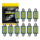 Luz Led C5w 31/36/39/42mm Festoon Uz Canbus P/auto, 10 Pzas