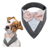 Fuamey Esmoquin Para Perros, Collar Formal De Pañuelo De Bod