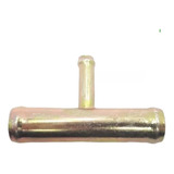 Conector Te De Agua Metalico Tipo T Ø 16 Mm Y 8 Mm Gnc Color Metal