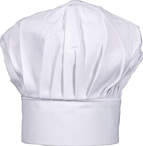 Gorro De Chef Ajustable De Algodón Color Blanco Para Adulto