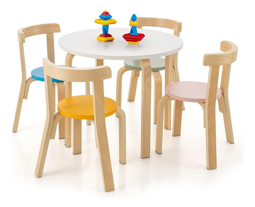 Juego De Mesa Y Silla Para Niños Muebles De Guardería