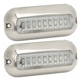 2 Pieces De Luces Led Marinas 3.5w Impermeable Popa Barco