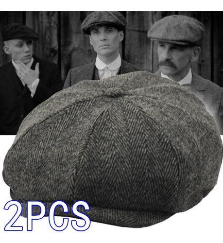 Boina De Tommy Shelby De Peaky Blinders, 2 Piezas