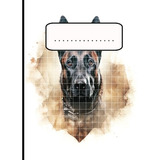 Malinois Customizable Graph Paper Notebook 8.5 X 11: 110 Pag