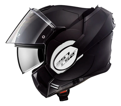 Capacete Ls2 Valiant Ff399 Monocolor Valiant Matte Black 