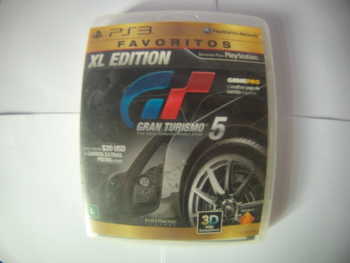 Game Gran Turismo 5 Xl Edition Mídia Física Ps3