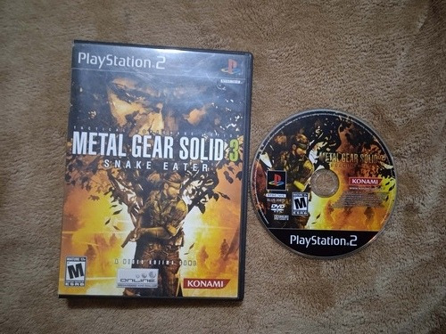 Metal Gear Solid 3 Snake Eater Completo Para Play Station 2