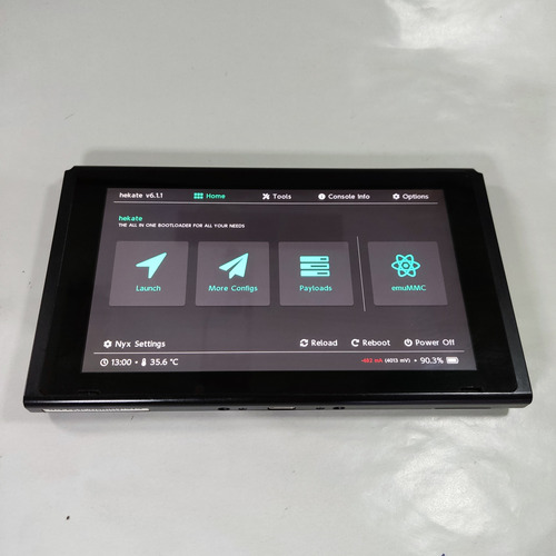 Tablet Nintendo Switch V1.0 Vulnerable Hak +128gb Microsd