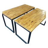 Mesa Industrial Borges Decora 130x80x80