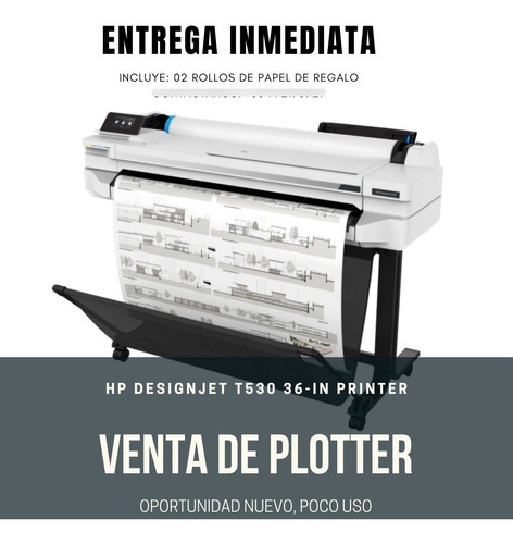 Plotter De Impresión Hp Designjet T530 36-in Printer
