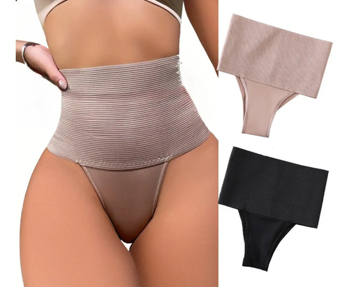2 Panties Tanga Reductoras Para Mujer De Control Y Moldeo | MercadoLibre