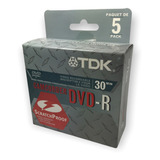 Mini Dvd-r Tdk Camcorder 30min 1.4gb - Caixa C/5 Unidades