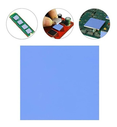 Thermal Pad Termico 100 X 100 X 2 Mm Para Cpu Gpu