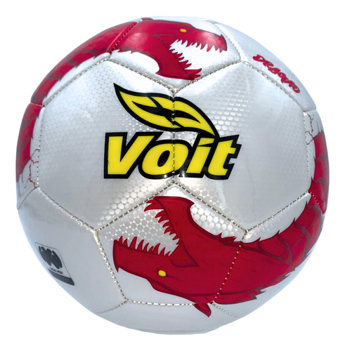 Balón Fútbol Voit Dragao No 5 S200 Recreativo Entrenamiento Color Rojo