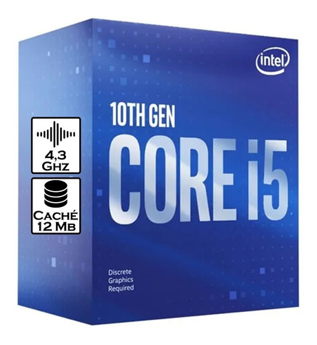 Procesador Intel Core I5 I5-10400 6 Núcleos Y 4.3ghz Pcreg