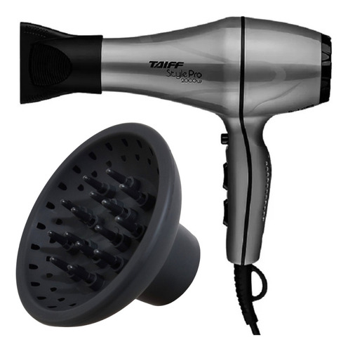 Secador Profissional Taiff Style Pro 2000w Com Difusor E Nf