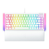 Teclado Razer Blackwidow V4 75% White Sw Naranja / Ingles