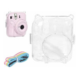 Bolsa Capa Case Transparente Para Câmera Instax Mini 12