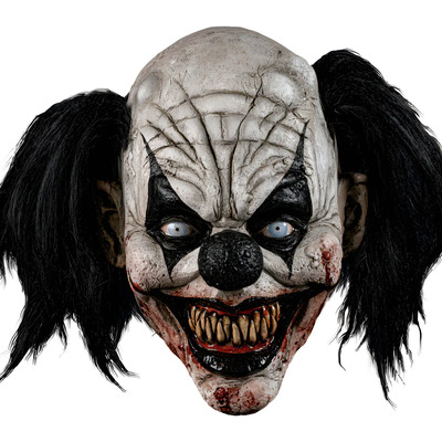Máscara De Payaso Carnevil Studios Halloween Terror Color Blanco | Meses sin interés