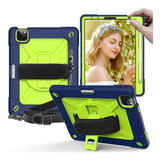 Funda De Uso Rudo Con Correa Para iPad Air 4 10.9 Soporte