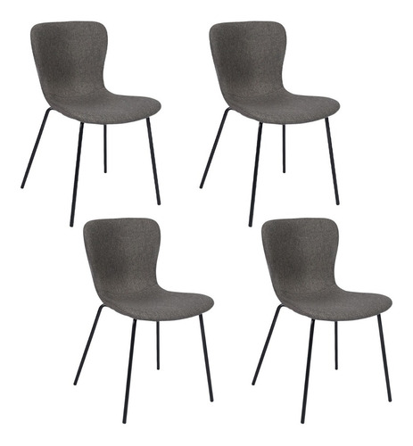 Pack 4 Sillas De Comedor Citrino