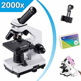 Microscopio Para Estudiantes Y Niños, 100-2000x De Ampliació