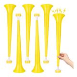 6 Trompetas Plegables De Plastico Vuvuzela De 21 Pulgadas Co