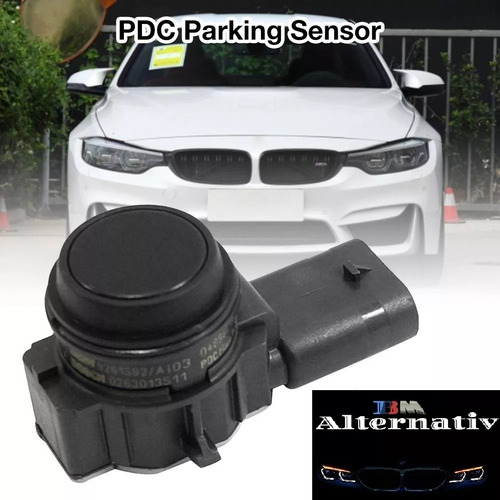 Sensor De Estacionamiento Bmw Parking Pdc F30/20 S 1a4 Negro