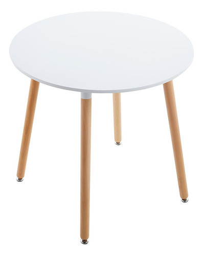 Mesa Comedor Redonda Nórdica Eames 80cm - Rex