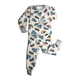 Pack 3 Pijama Conjunto Niño Forro Polar Pantalon + Poleron